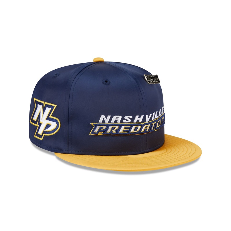 Nashville Predators Spring Satin 59FIFTY Fitted Hat 7