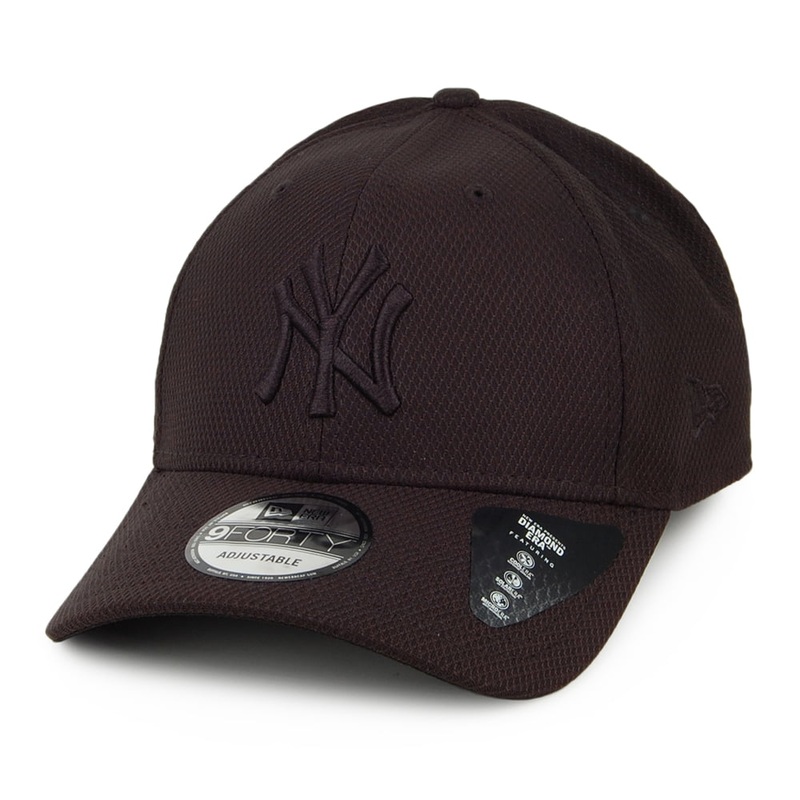 New Era 9FORTY New York Yankees Baseball Cap – MLB Mono Team Colour – Black Adjustable