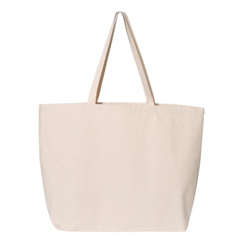 OAD Jumbo Tote, Cotton Canvas Tote Bag – OAD108 Black