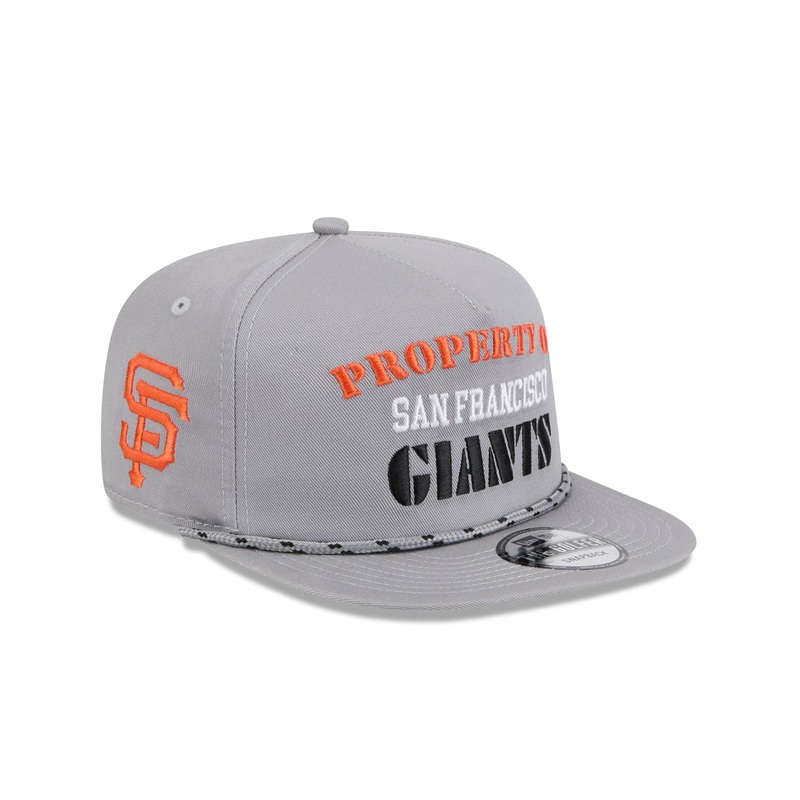 San Francisco Giants Vintage Gray Rope Golfer Hat One Size
