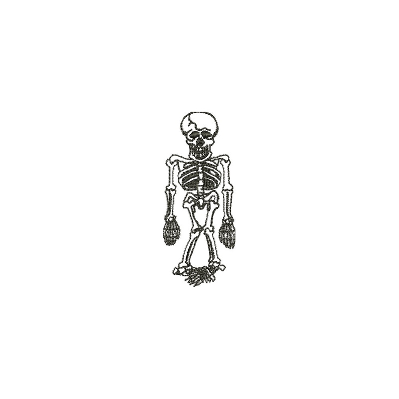 Skeleton Outline Default Title One Size