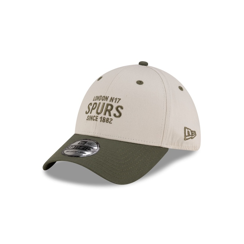 Tottenham Hotspur FC Ivory 39THIRTY Stretch Fit Hat S/M