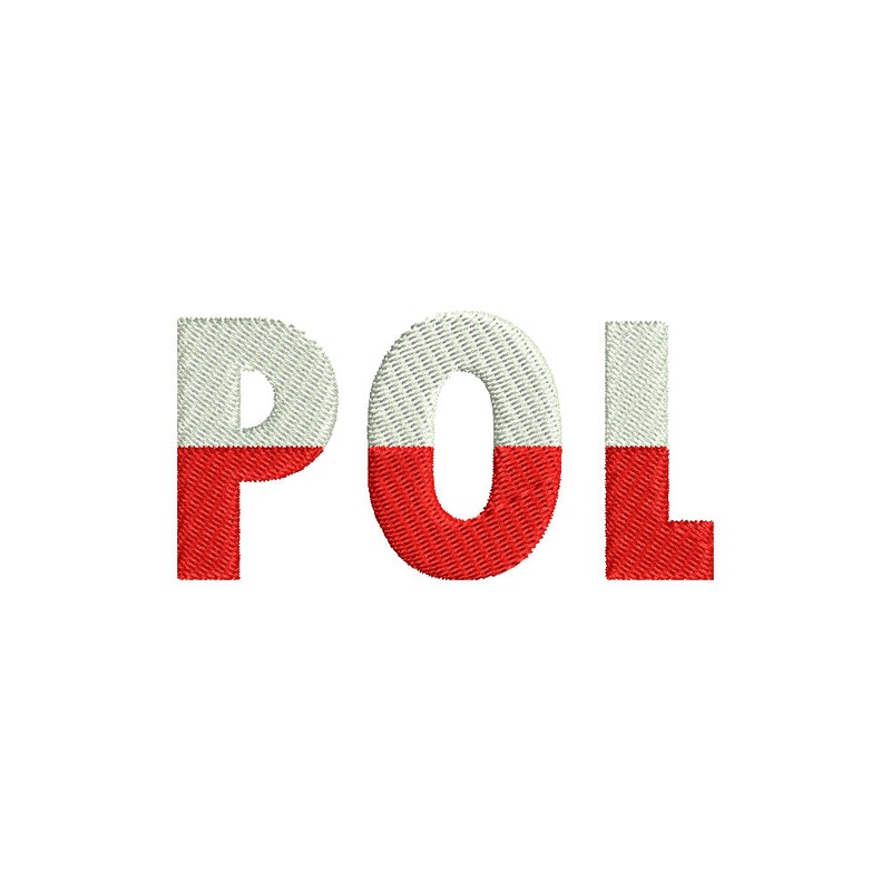 Words of Poland POL Flag Default Title One Size