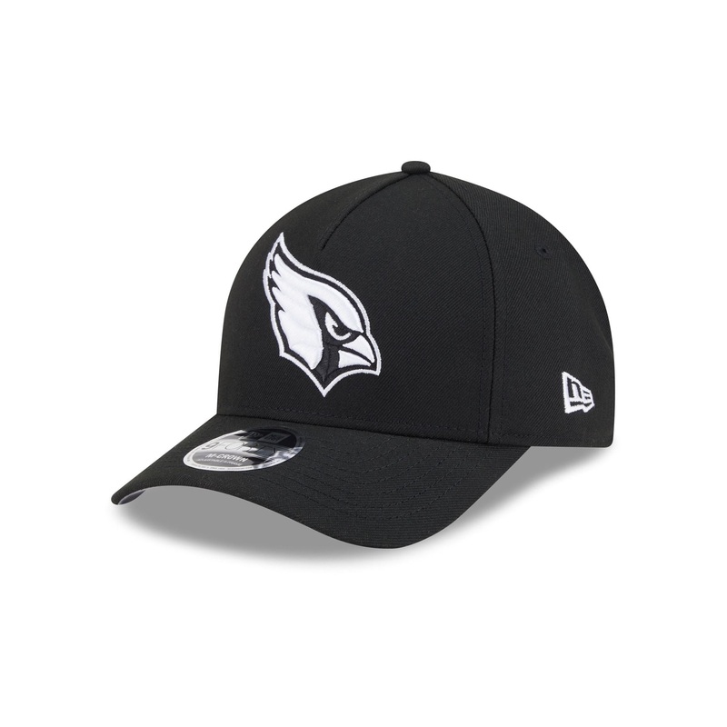 Arizona Cardinals Black & White 9FORTY M-Crown A-Frame Snapback Hat One Size