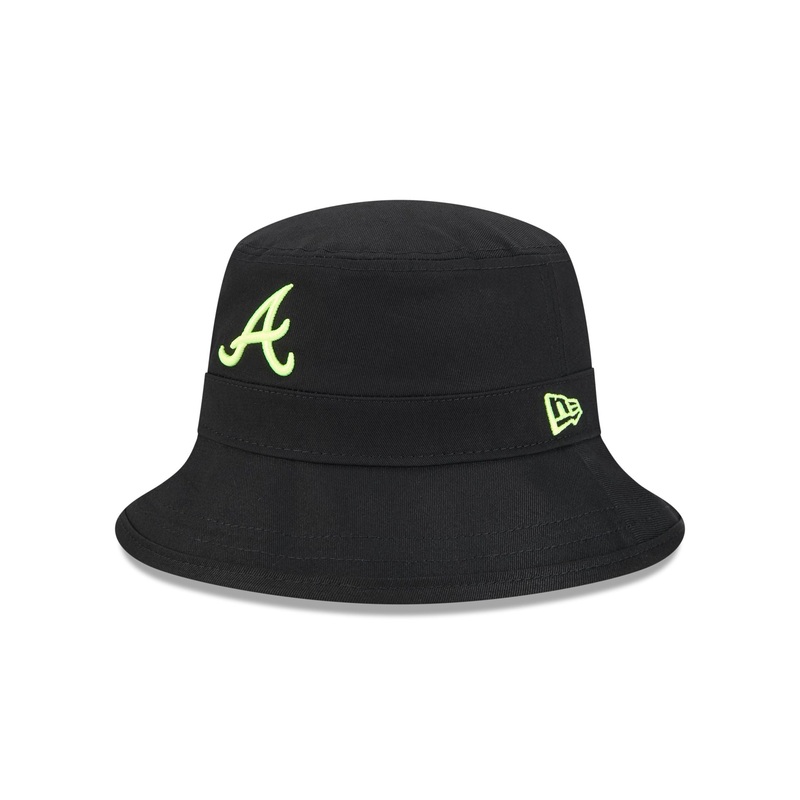 Atlanta Braves Hi Vis Doodle Bucket Hat S