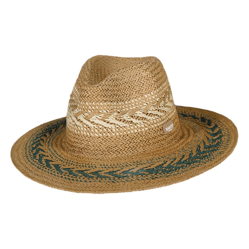 Barts Hats Caledona Summer Fedora Hat – Light Brown-Cedar 1-Size