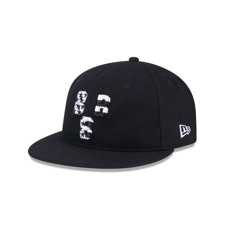 Birmingham Black Barons Flag Retro Crown 59FIFTY Fitted Hat 7