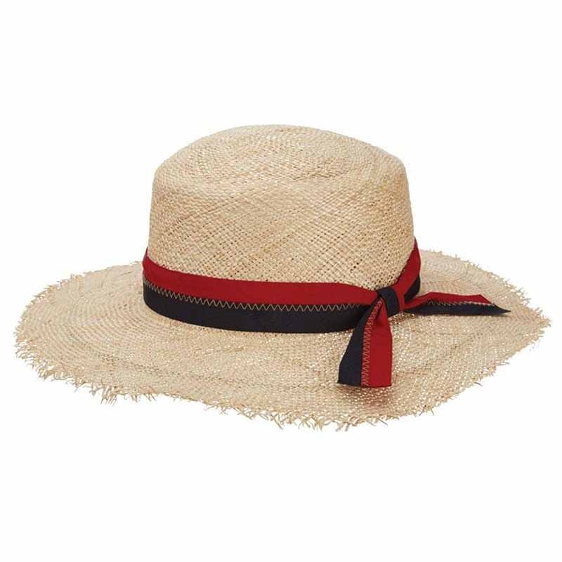 Boathouse Straw Boater Hat – Brooklyn Hat Co Natural Medium (57.5 cm)