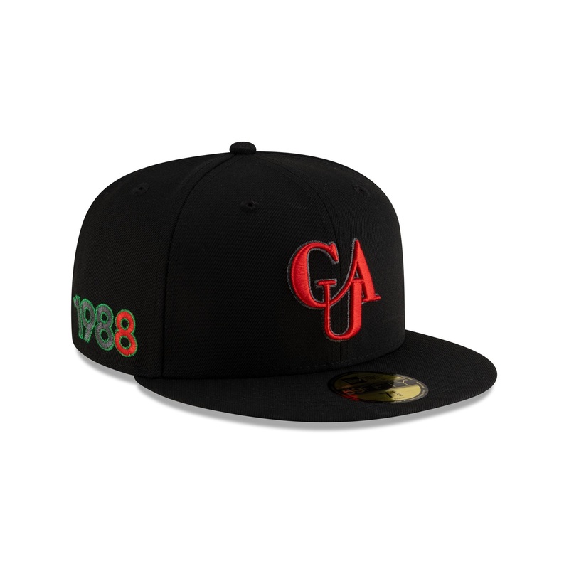 Clark Atlanta Panthers Black 59FIFTY Fitted Hat 7