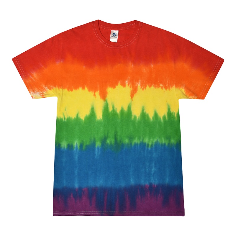 Colortone 1000 Multi-Color Tie-Dyed T-Shirt – Pride Pride S