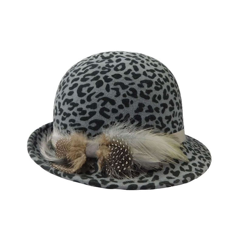 Grey Cheetah Cloche