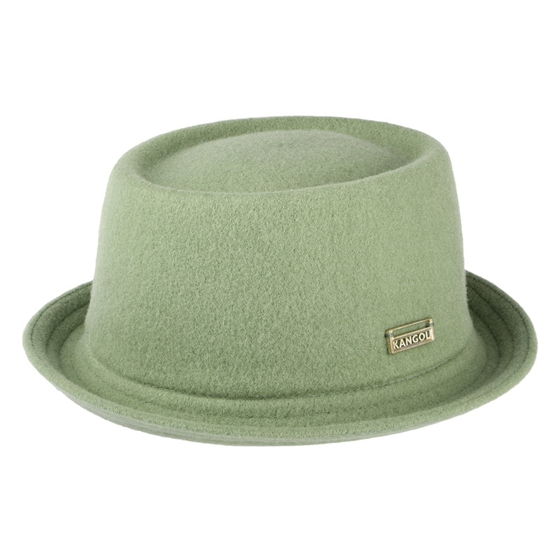 Kangol Wool Mowbray Pork Pie Hat – Sage S