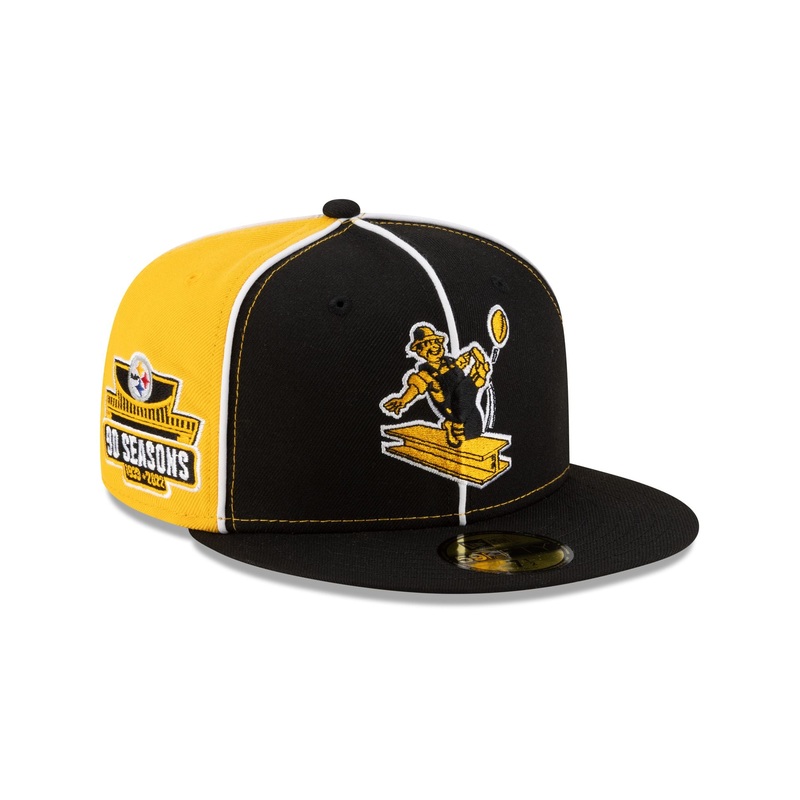 Pittsburgh Steelers Two-Tone Pinwheel 59FIFTY Fitted Hat 7