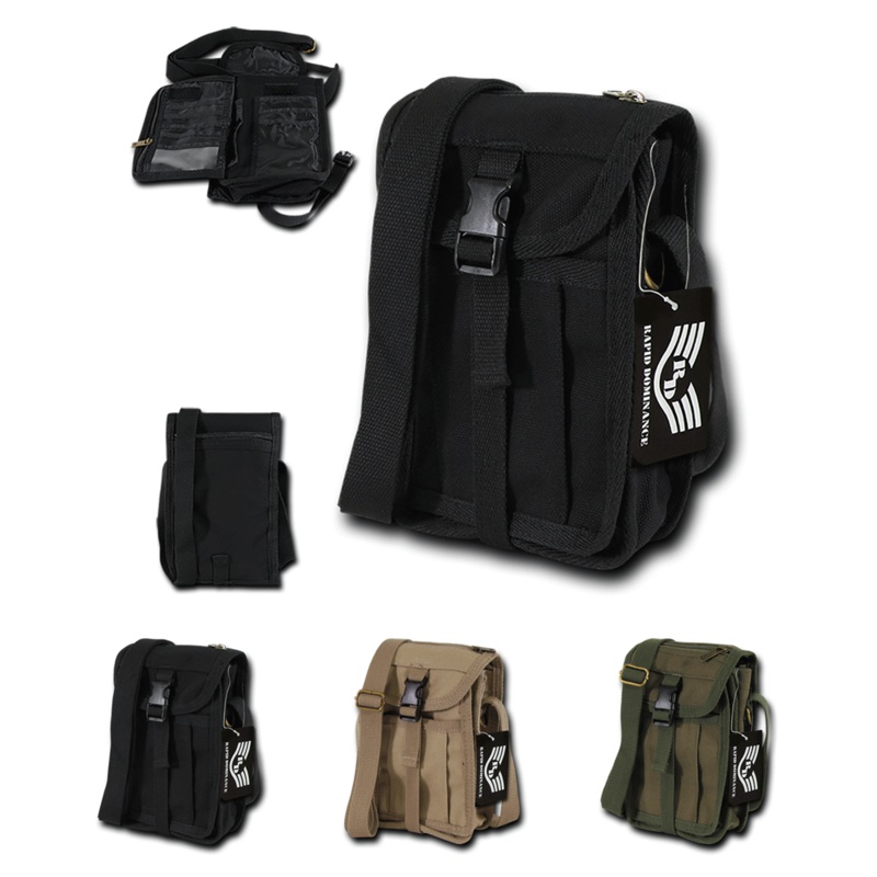 Rapid Dominance Travel Portfolio Bag, Tactical Portable Pack – R301 Black