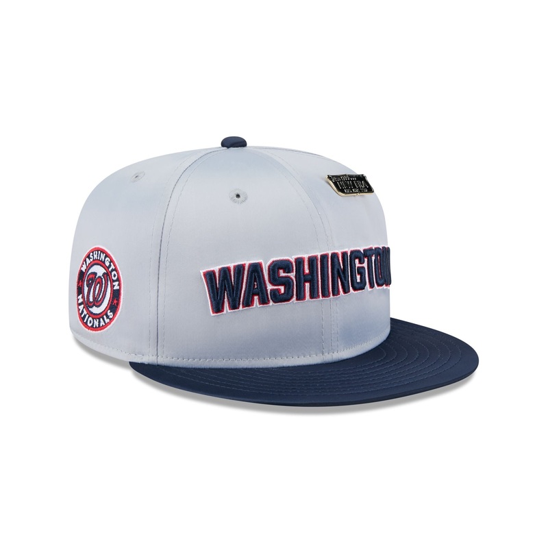 Washington Nationals Spring Satin 59FIFTY Fitted Hat 7