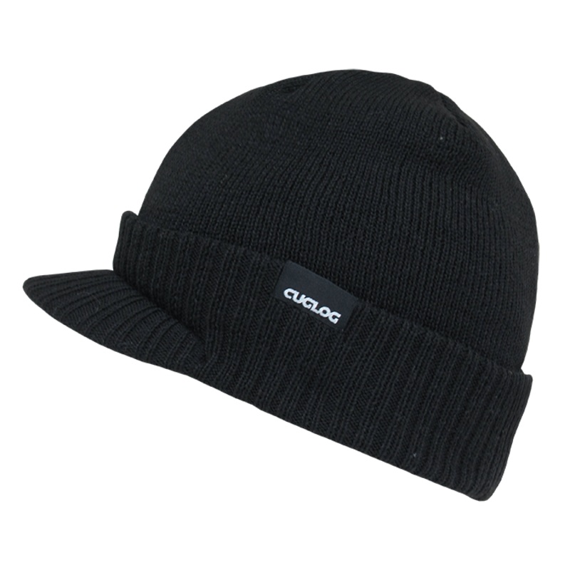 Ararat Heavyweight HybriCap, Beanie, Knit Cap – Cuglog K010 Black