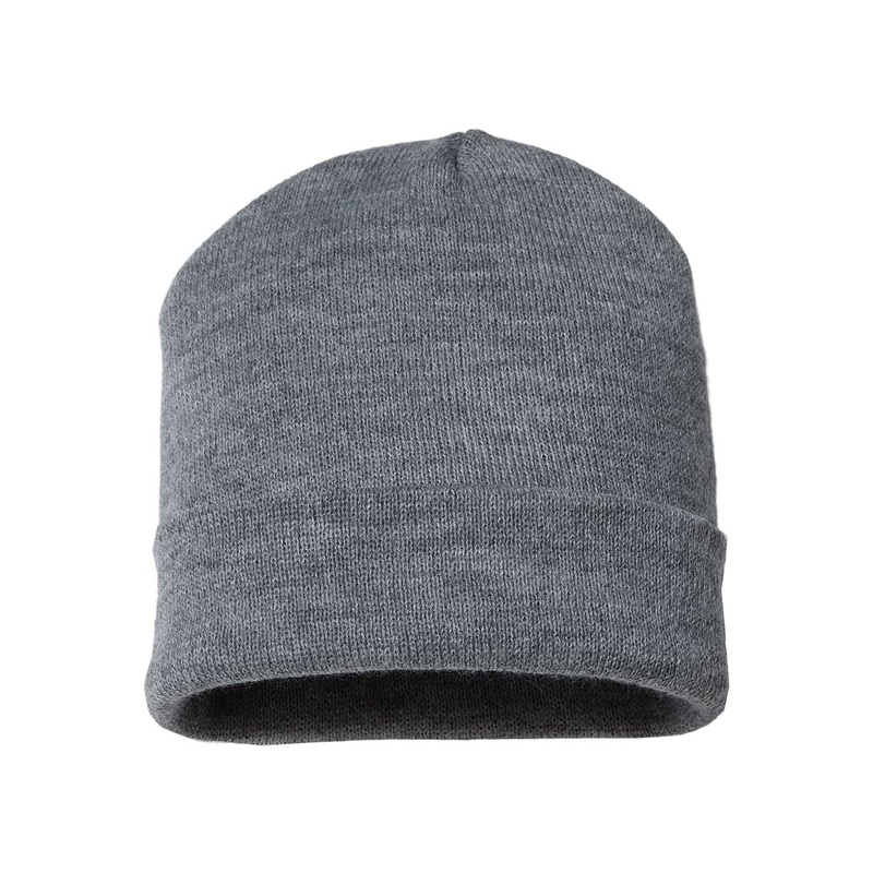 Cap America TKN24 USA-Made 12″ Cuffed Beanie Knit Cap Black