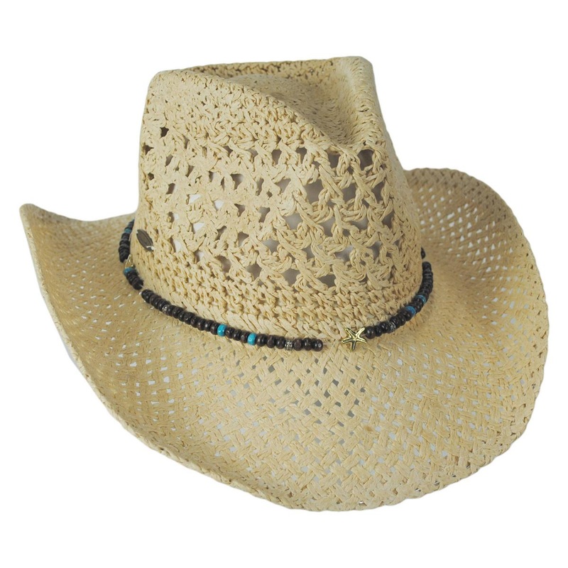 Capybura Toyo Straw Western Hat NATURAL ONE SIZE FITS MOST