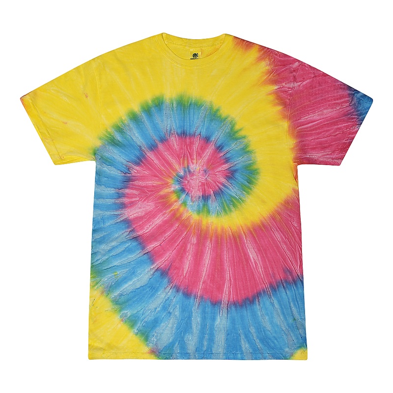 Colortone 1000 Multi-Color Tie-Dyed T-Shirt – Sunshine Sunshine S