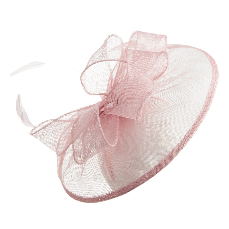Failsworth Hats Ginny Disc Fascinator – Pink 1-Size