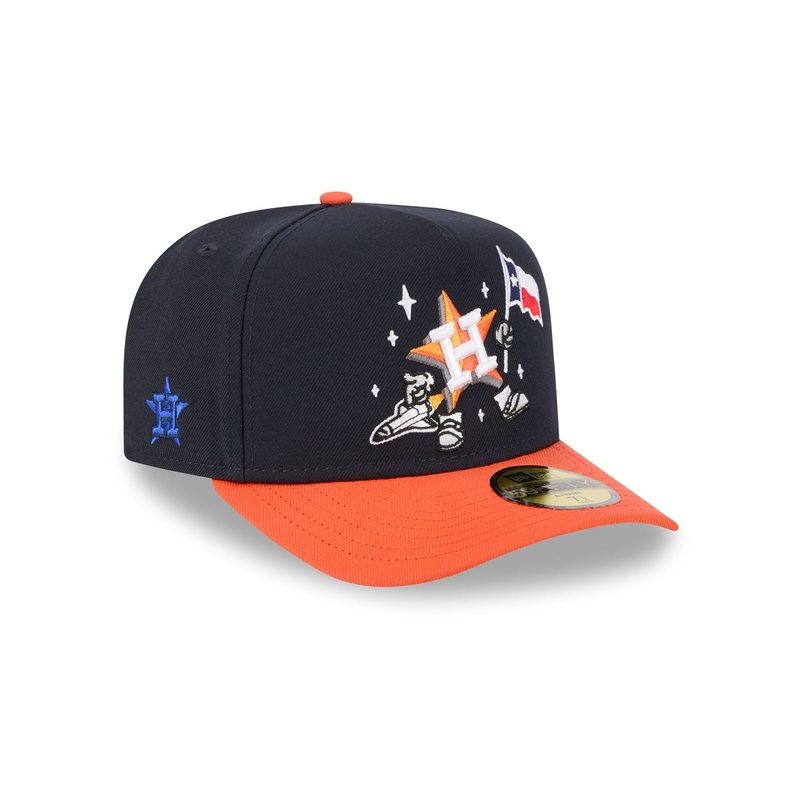 Houston Astros Cartoon 59FIFTY A-Frame Fitted Hat 7