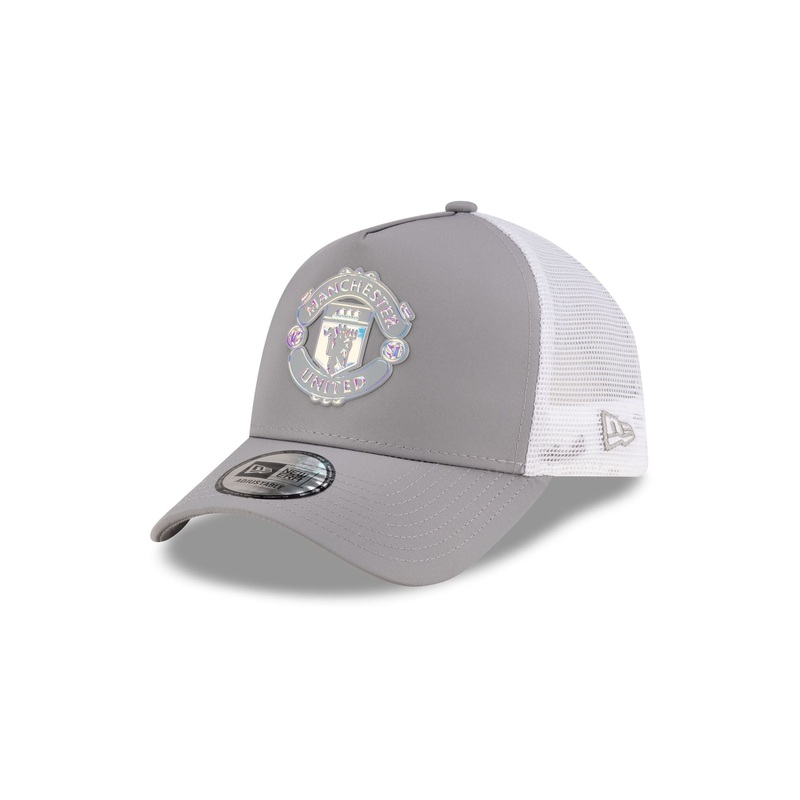 Manchester United FC Iridescent 9FORTY A-Frame Trucker Hat One Size