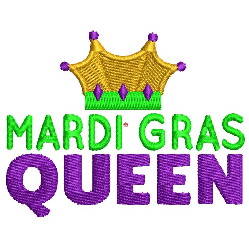 Mardi Gras Queen Design Default Title One Size