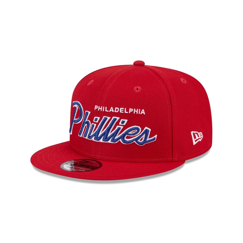 Philadelphia Phillies Wordmark 9FIFTY Snapback Hat One Size