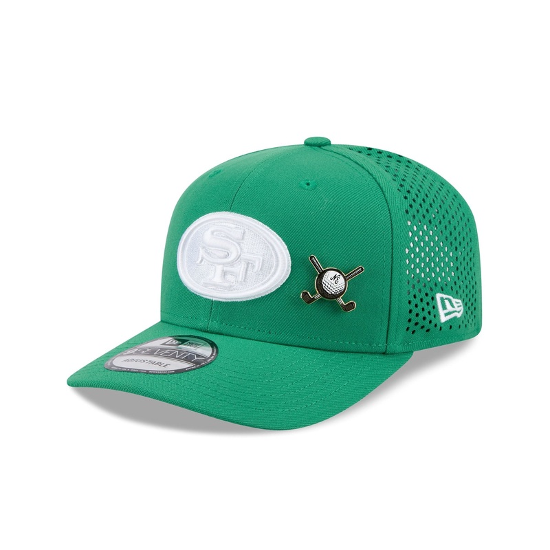 San Francisco 49ers Tee Time 9SEVENTY Trucker Hat One Size