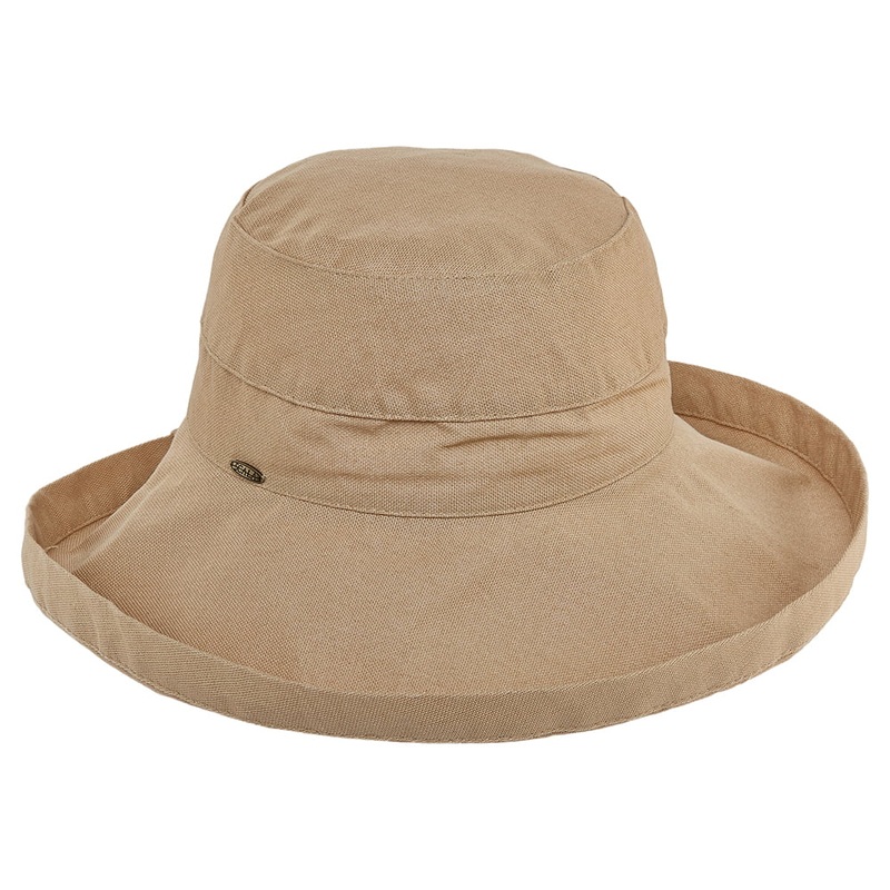 Scala Hats Lanikai Packable Sun Hat – Desert Sand 1-Size