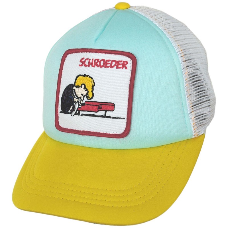 Schroeder Mesh Trucker Snapback Baseball Cap BLUE ADJUSTABLE