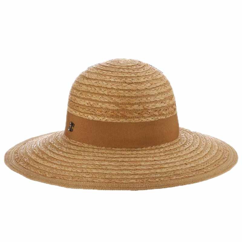 Trilanka Raffia Straw and Braid Big Brim Hat – John Callanan Natural Medium (57 cm)