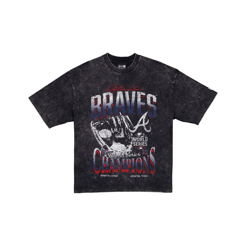 Atlanta Braves 2021 World Series Champions Sport Classics Black T-Shirt S