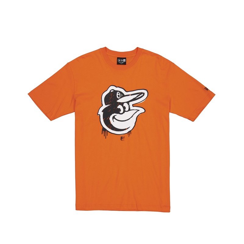 Baltimore Orioles Hi Vis Doodle T-Shirt S