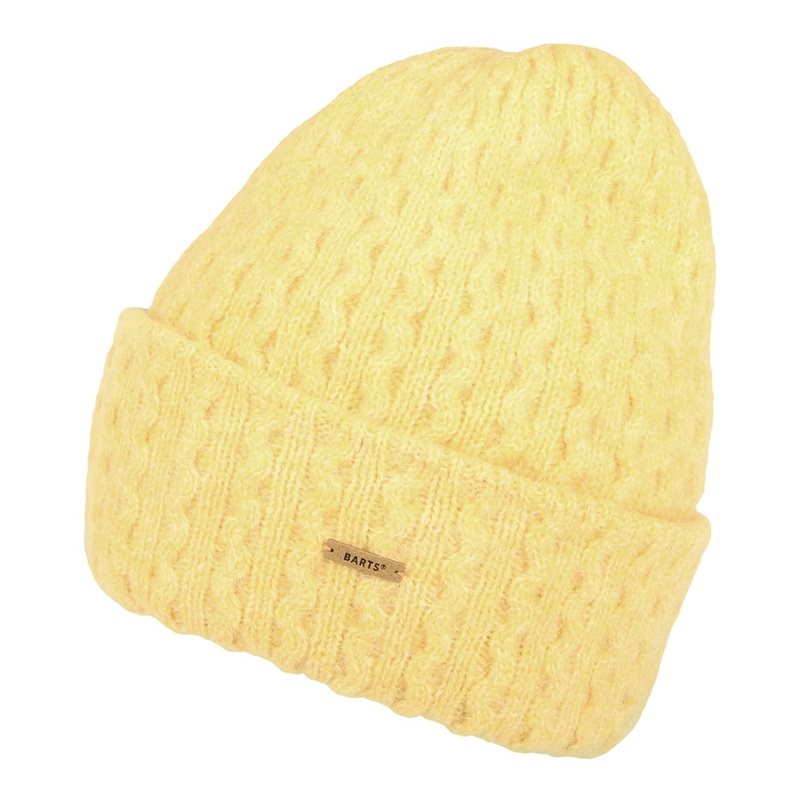Barts Hats Anye Recycled Beanie Hat – Mustard 1-Size