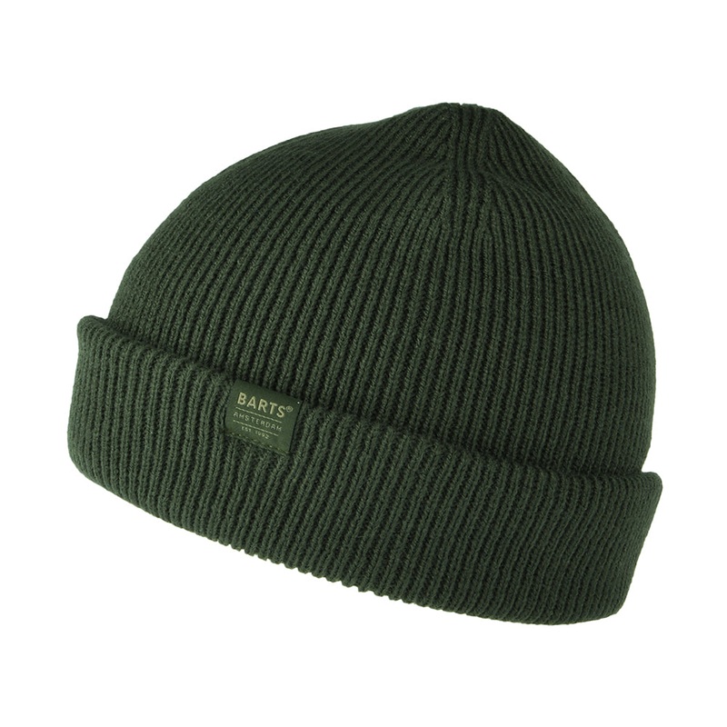 Barts Hats Kinyeti Fisherman Beanie Hat – Army Green 1-Size
