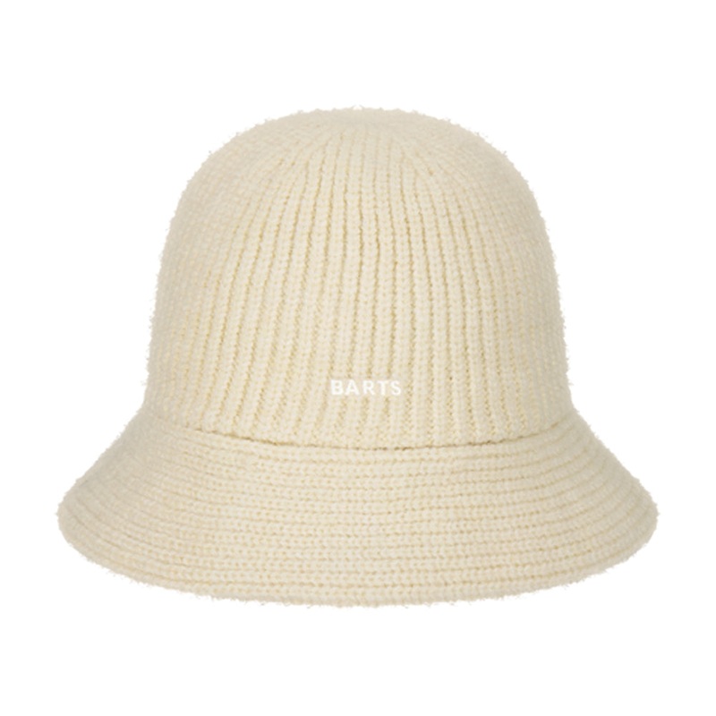 Barts Hats Matale Knitted Recycled Bucket Hat – Cream 1-Size