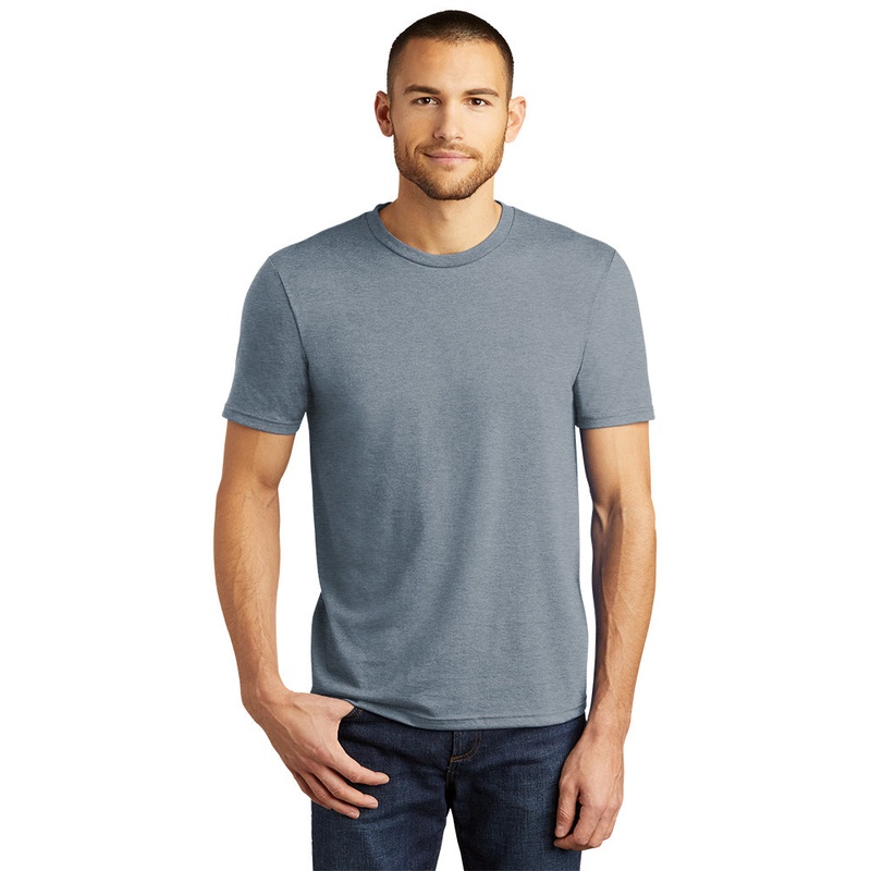 District DM130 Perfect Tri Tee – Flint Blue Heather Flint Blue Heather XS