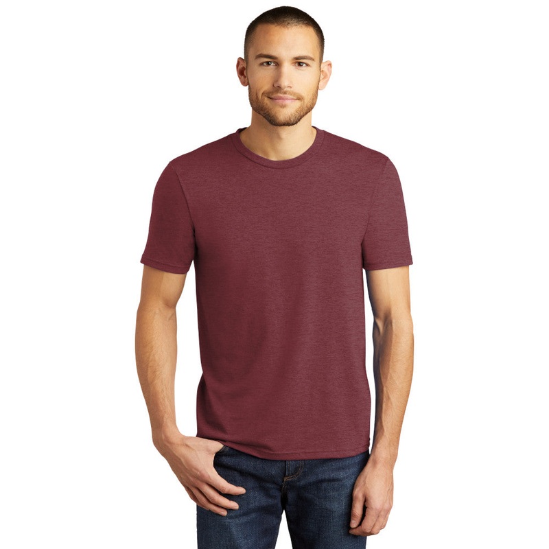 District DM130 Perfect Tri Tee – Maroon Frost Maroon Frost XS
