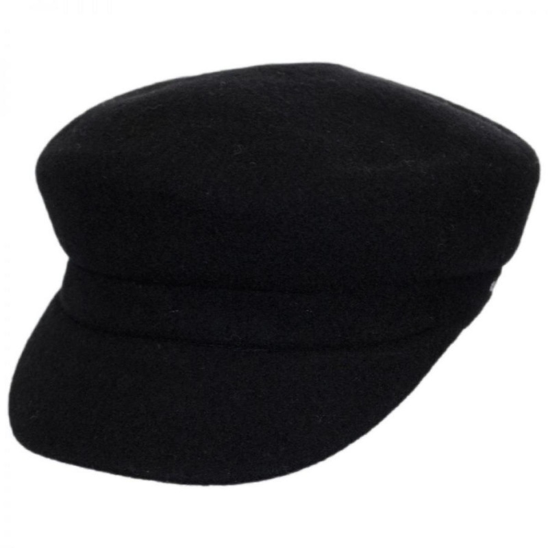 Enfield Wool Fiddler Cap BLACK S