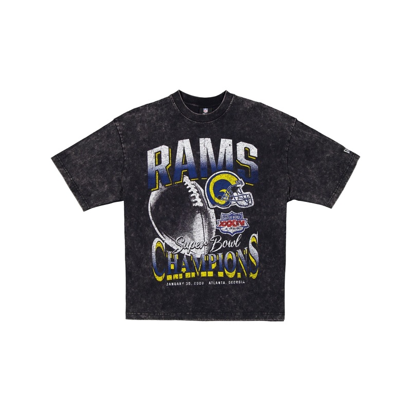 Los Angeles Rams Super Bowl XXXIV Champions Sport Classics Black T-Shirt S