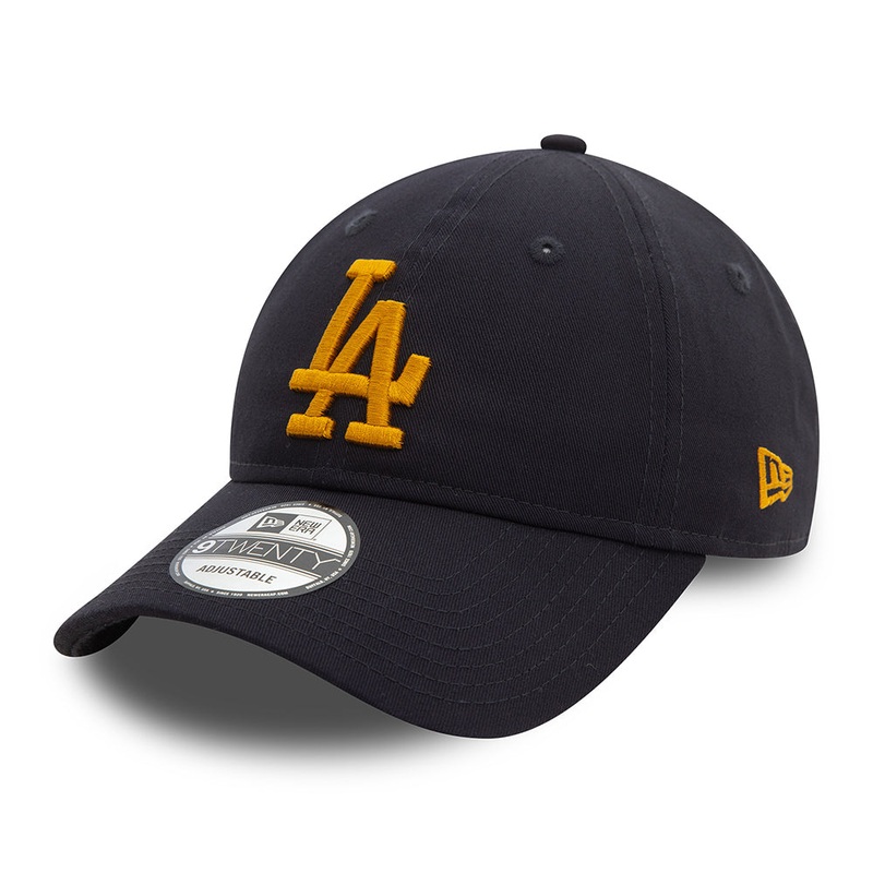 New Era 9TWENTY L.A. Dodgers Baseball Cap – MLB League Essential – Navy-Mustard Adjustable