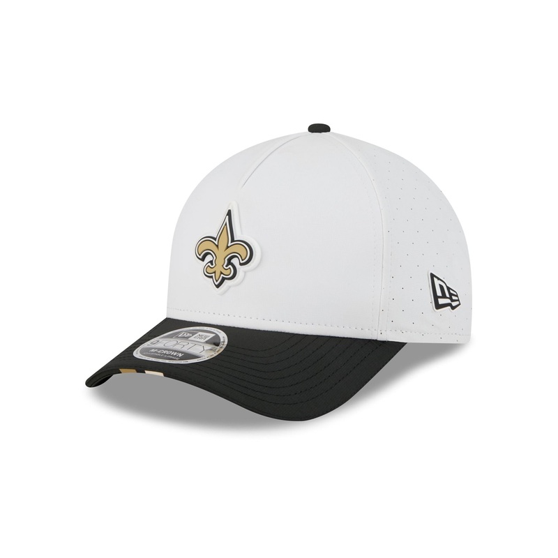 New Orleans Saints 2025 Training 9FORTY M-Crown A-Frame Snapback Hat One Size