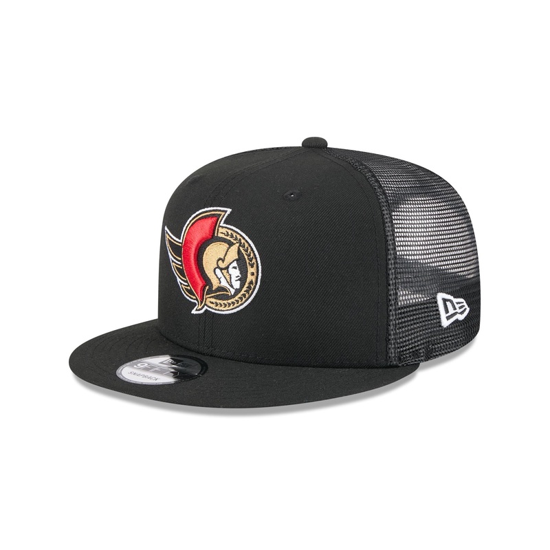 Ottawa Senators Team Tag 9FIFTY Trucker Hat One Size