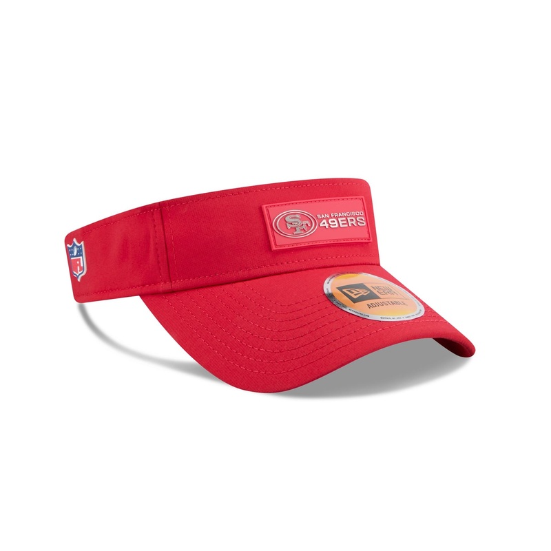 San Francisco 49ers 2025 Sideline Hot Weather Visor Adjustable Hat One Size