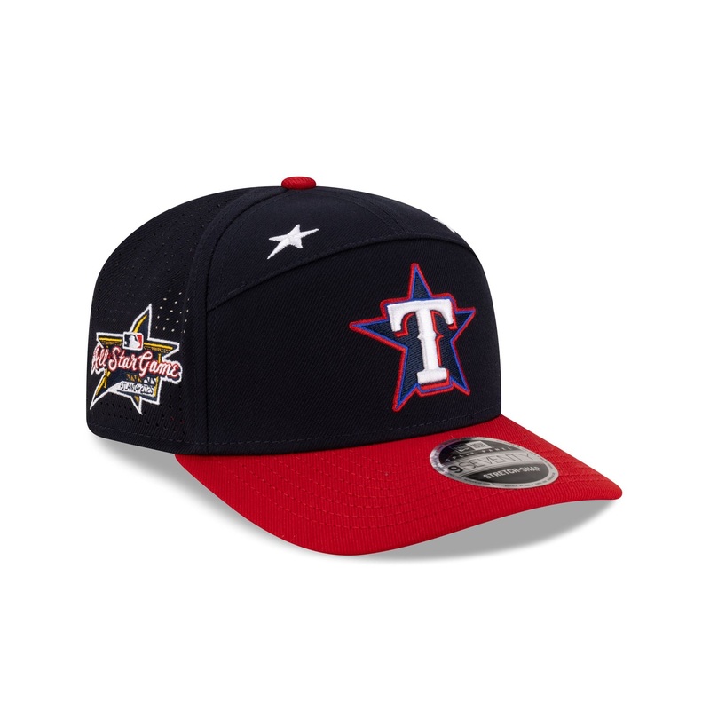 Texas Rangers 2025 All-Star Game Workout Split Panel 9SEVENTY Stretch-Snap Hat One Size