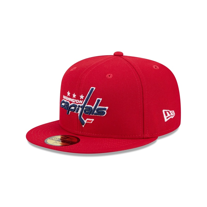 Washington Capitals Rear Wordmark 59FIFTY Fitted Hat 7
