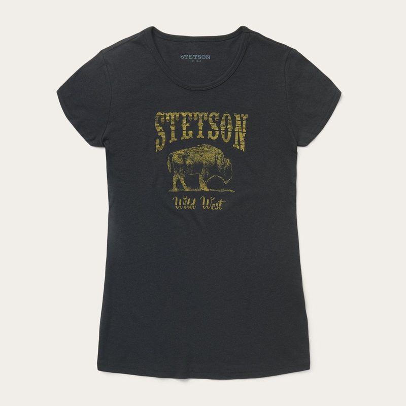 Bison Graphic Tee Black XS