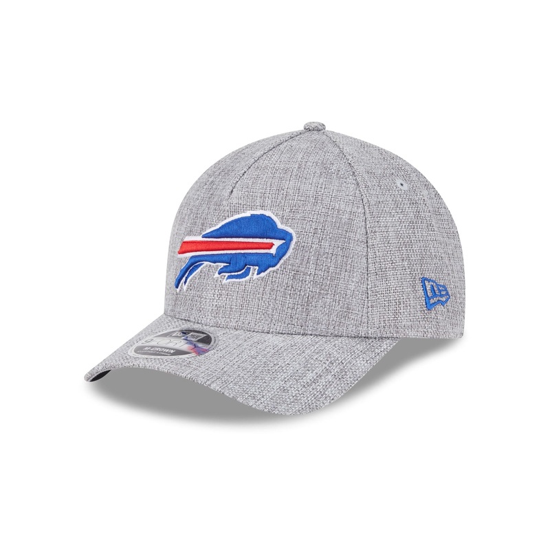 Buffalo Bills Cotton Weave Gray 9FORTY M-Crown A-Frame Snapback Hat One Size