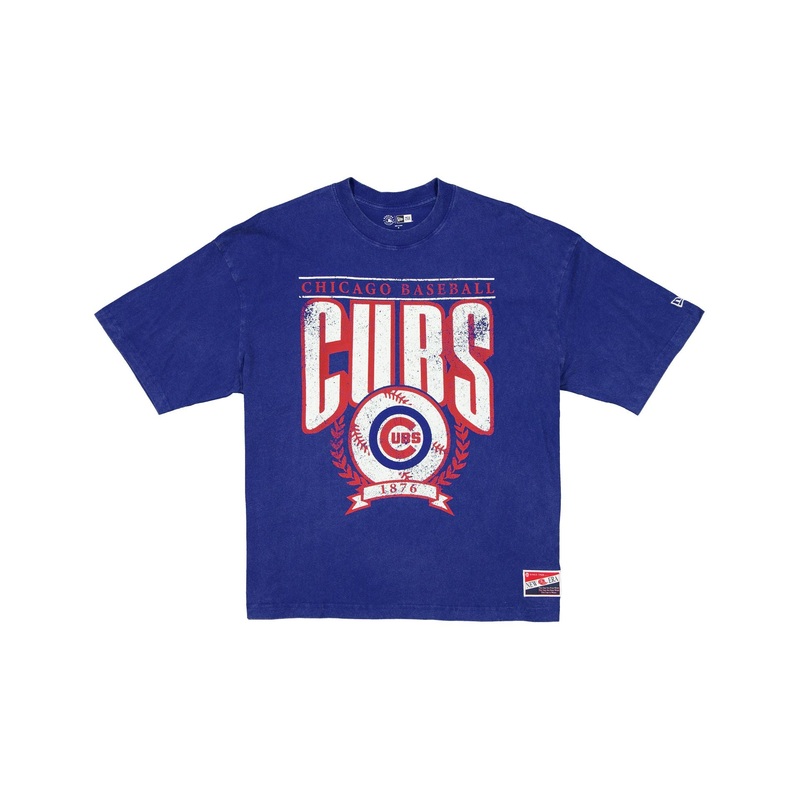 Chicago Cubs Throwback Boxy T-Shirt S